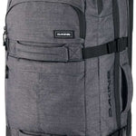 Dakine Split Roller 85L 2022-2023 - Gray roller bag with black trim and wheels, featuring a handle on top.