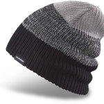 Dakine Tall Boy Beanie 2022-2023 - A black beanie with a gray stripe on top.