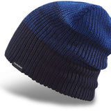 Dakine Tall Boy Beanie 2022-2023 - A navy blue beanie with a ribbed texture and folded cuff.