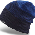 Dakine Tall Boy Beanie 2024 - A navy blue beanie with a ribbed cuff and a small black tag on the front that says "DAKINE" in white letters.