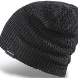 Dakine Tall Boy Beanie 2024 - A black beanie with a ribbed cuff and a small white Dakine logo on the front.