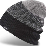 Dakine Tall Boy Beanie 2024 - A black beanie with a gray stripe on top.