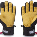 Dakine TM Fillmore K Fostvedt Glove 2024 - A tan glove with a textured palm and black trim.