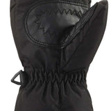 Dakine Toddler Brat Mittens - Pair of black mittens with a textured palm and thumb, featuring a small logo on the cuff.