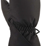 Dakine Toddler Brat Mittens - Pair of toddler mittens with a brown and tan plaid pattern on the palms, featuring a small white logo at the top of each mitten.