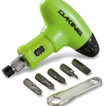 Dakine Torque Driver 2024 - Lime green driver with black tip, lying on its side with handle facing left.