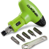 Dakine Torque Driver 2024 - Lime green driver with black tip, lying on its side with handle facing left.