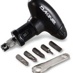 Dakine Torque Driver 2024 - Black driver with silver knurled tip and handle, featuring a textured grip on the handle.