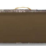 Dakine Tram Ski Bag 2024 - Brown ski bag with a gray and white patterned trim along the top edge.