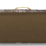 Dakine Tram Ski Bag 2024 - Brown ski bag with a gray and white patterned trim along the top edge.