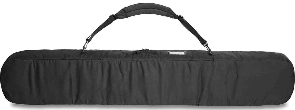 Dakine Tram Ski Bag 2024 - Black nylon bag with zippered top and shoulder strap handle.