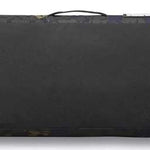 Dakine Tram Ski Bag 2024 - Black ski bag with a zippered top and handle on one end.