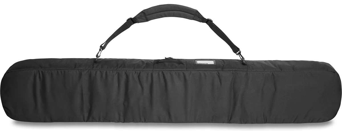 Dakine Tram Ski Bag 2024 - Black nylon bag with zippered top and shoulder strap handle.