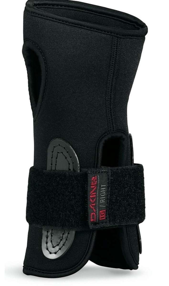 Dakine Wristguard - Black wrist guard with a white logo on the front strap.