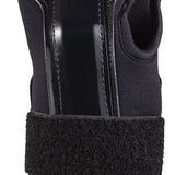 Dakine Wristguard - Black wrist guard with white stitching on a black background.