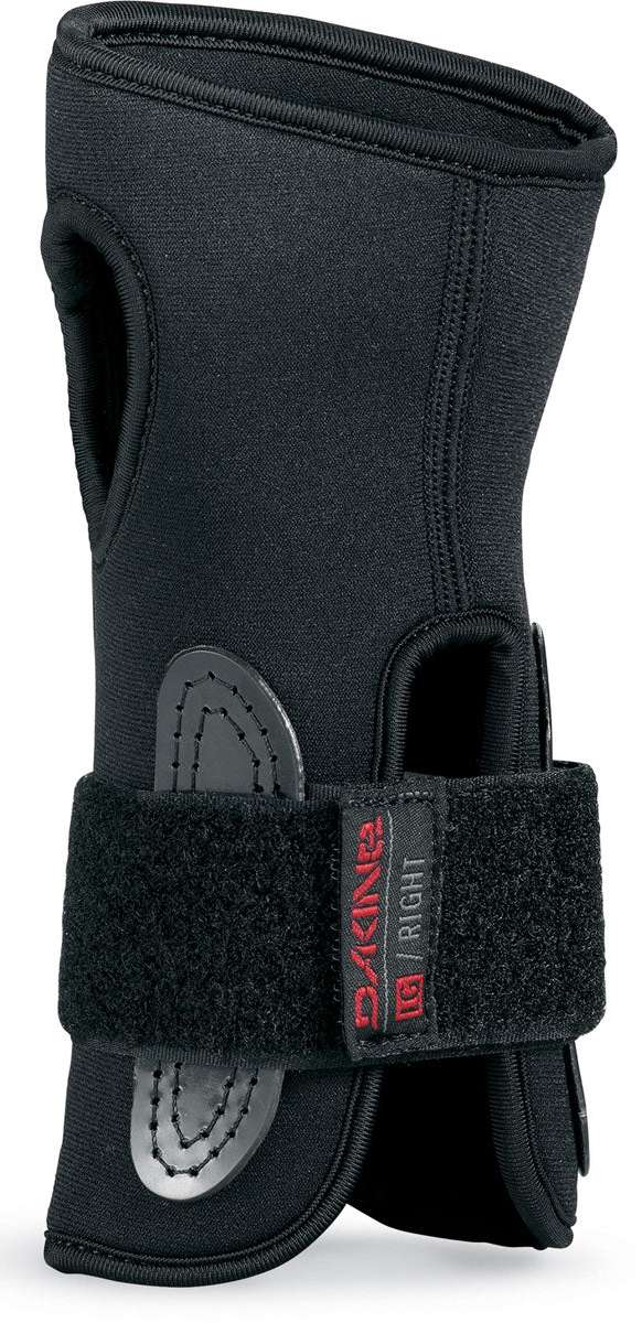 Dakine Wristguard - Black wrist guard with red logo on strap.