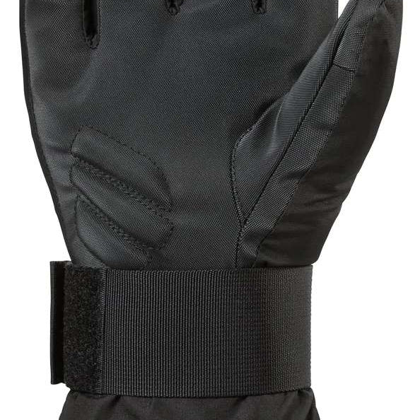 Dakine Wristguard Glove - A black glove with a wrist strap and thumb guard, featuring a textured palm for grip.
