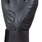 Dakine Junior's Wristguard Glove - A black glove with a wrist strap and thumb guard, featuring a textured palm for grip.
