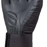 Dakine Junior's Wristguard Glove - A black glove with a wrist strap and thumb guard, featuring a textured palm for grip.