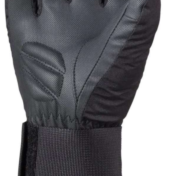 Dakine Junior's Wristguard Glove - A black glove with a wrist strap and thumb guard, featuring a textured palm for grip.
