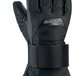 Dakine Junior's Wristguard Glove - A black glove with a wrist strap and thumb guard, featuring a textured palm for grip.