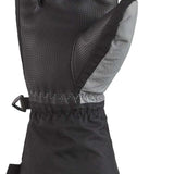 Dakine Junior's Tracker Gloves 2024 - A pair of black gloves with a textured palm and thumb, featuring a small logo on the wrist strap.