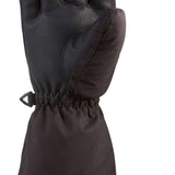 Dakine Junior's Yukon Gloves - A pair of black gloves with a textured palm and breathable mesh on the back.