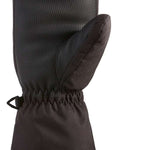 Dakine Junior's Yukon Mittens - A pair of black mittens with a textured palm and thumb, featuring a small logo on the cuff.
