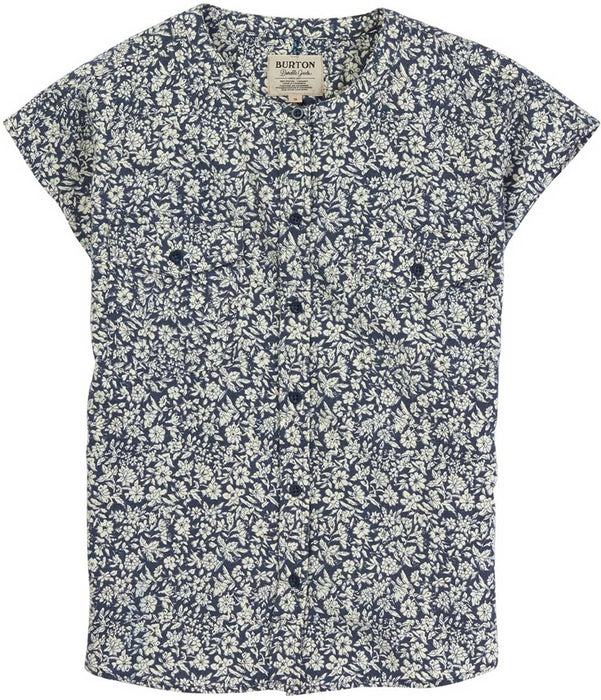 Burton Ladies' Darcie Short Sleeve Flannel Button-Up Shirt