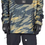 DC 43 Anorak Jacket - A camouflage-printed jacket with a hood and zippered pockets.