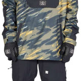 DC 43 Anorak Jacket - A camouflage-printed jacket with a hood and zippered pockets.