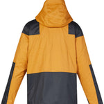 DC Anchor Insulated Jacket 2023 - A yellow, black, and grey insulated jacket with a hood.