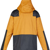 DC Anchor Insulated Jacket 2023 - A yellow, black, and grey insulated jacket with a hood.