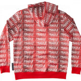 DC AW Snowstar Fleece Hoodie 2024 - White fleece hoodie with black snowboard graphic and white text on chest.