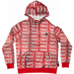 DC AW Snowstar Fleece Hoodie 2024 - White fleece hoodie with black snowboard graphic and white text.