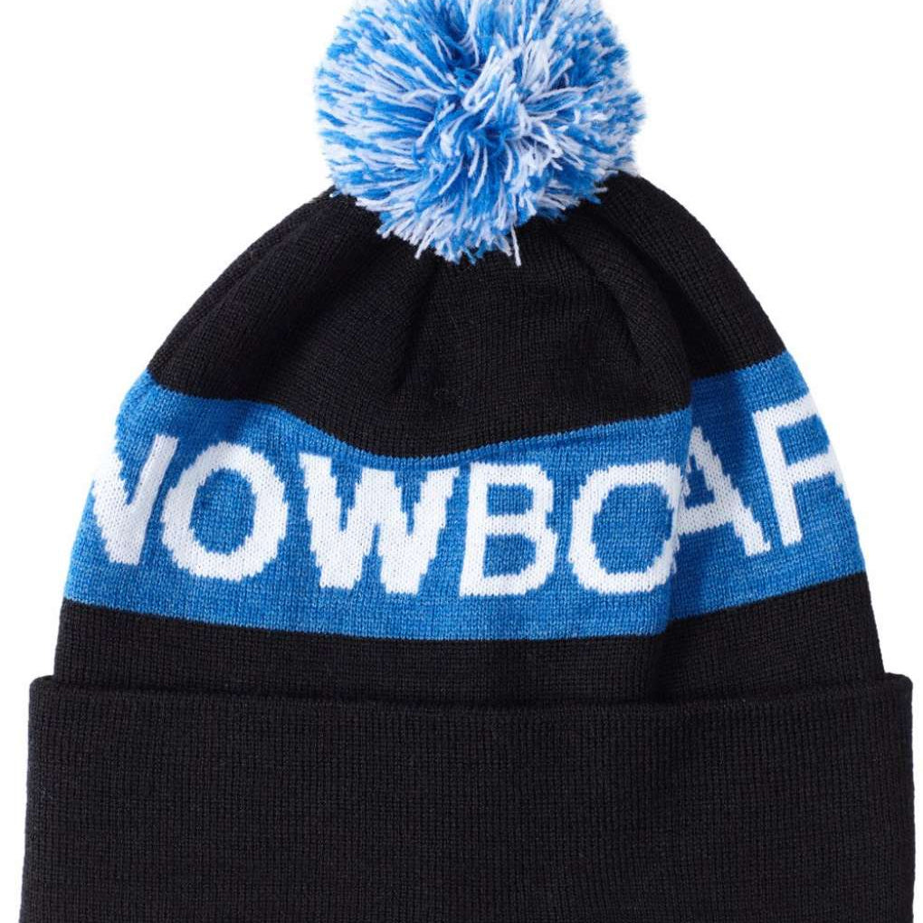 DC Chester Beanie 2022 - Black beanie with white DC logo on front.