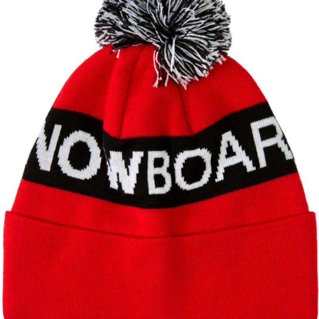 DC Chester Beanie 2023 - Red beanie with white DC logo on front.