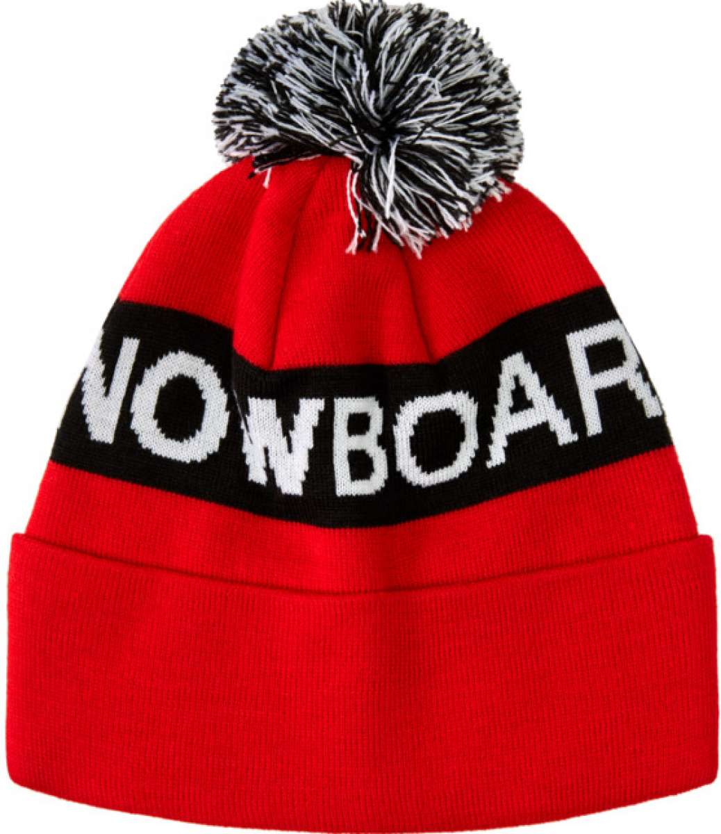 DC Chester Beanie 2023 - Red beanie with white DC logo on front.