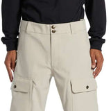 DC Code Shell Pant 2024 - Black snow pants with a white logo on the left thigh and black hardware.