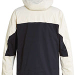 DC Command 45K Shell Jacket 2023 - A black jacket with a white zipper and two zippered pockets on either side.