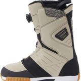DC Judge BOA Snowboard Boots 2024 - A pair of snowboard boots with a black and white color scheme, featuring a textured pattern on the upper material.