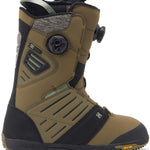 DC Judge BOA Snowboard Boots 2024 - A pair of tan snowboard boots with black accents and a textured pattern on the toe cap.