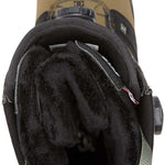 DC Judge BOA Snowboard Boots 2024 - Black snowboard boots with a textured pattern on the side and silver hardware.