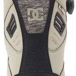 DC Judge BOA Snowboard Boots 2024 - A pair of snowboard boots with a black and white color scheme, featuring a textured pattern on the upper material.