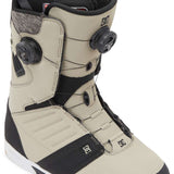 DC Judge BOA Snowboard Boots 2024 - Black boots with a textured pattern on the side and a white sole.