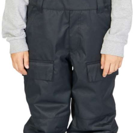 DC Juniors Roadblock Bib 2023 - Black bib with white DC logo on front and black straps with white DC logos.