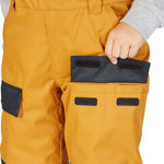 DC Juniors Roadblock Bib 2023 - Black bib with white DC logo on left thigh and black zipper down center front.