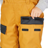 DC Juniors Roadblock Bib 2023 - Black bib with white DC logo on left thigh and black zipper down center front.