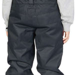 DC Juniors Roadblock Bib 2023 - Black bib with white DC logo on left leg and black straps with white "DC" lettering.