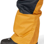 DC Juniors Roadblock Bib 2023 - Black bib with white logo on left thigh and black zipper.